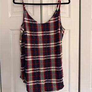 Torrid Multicolor Plaid Tank Top